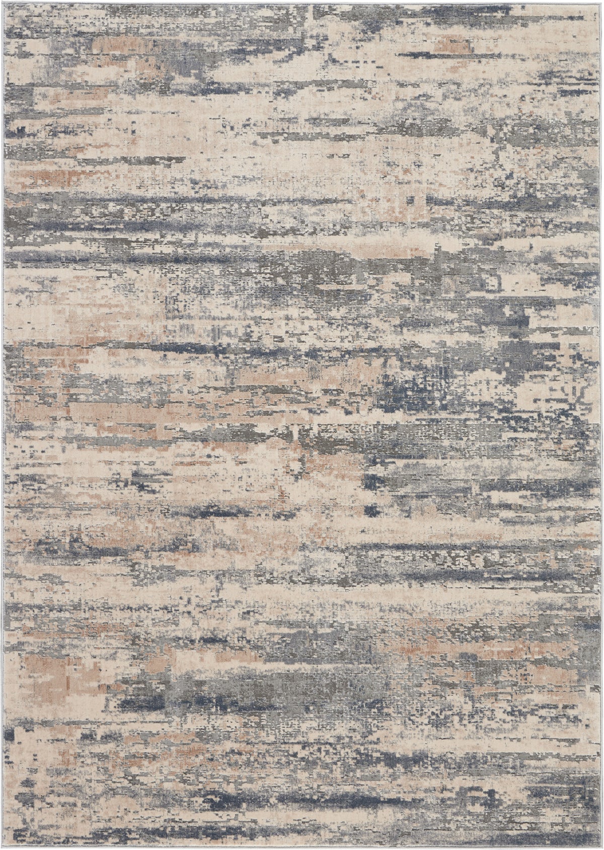 Rustic Textures RUS04 Beige Grey Rug