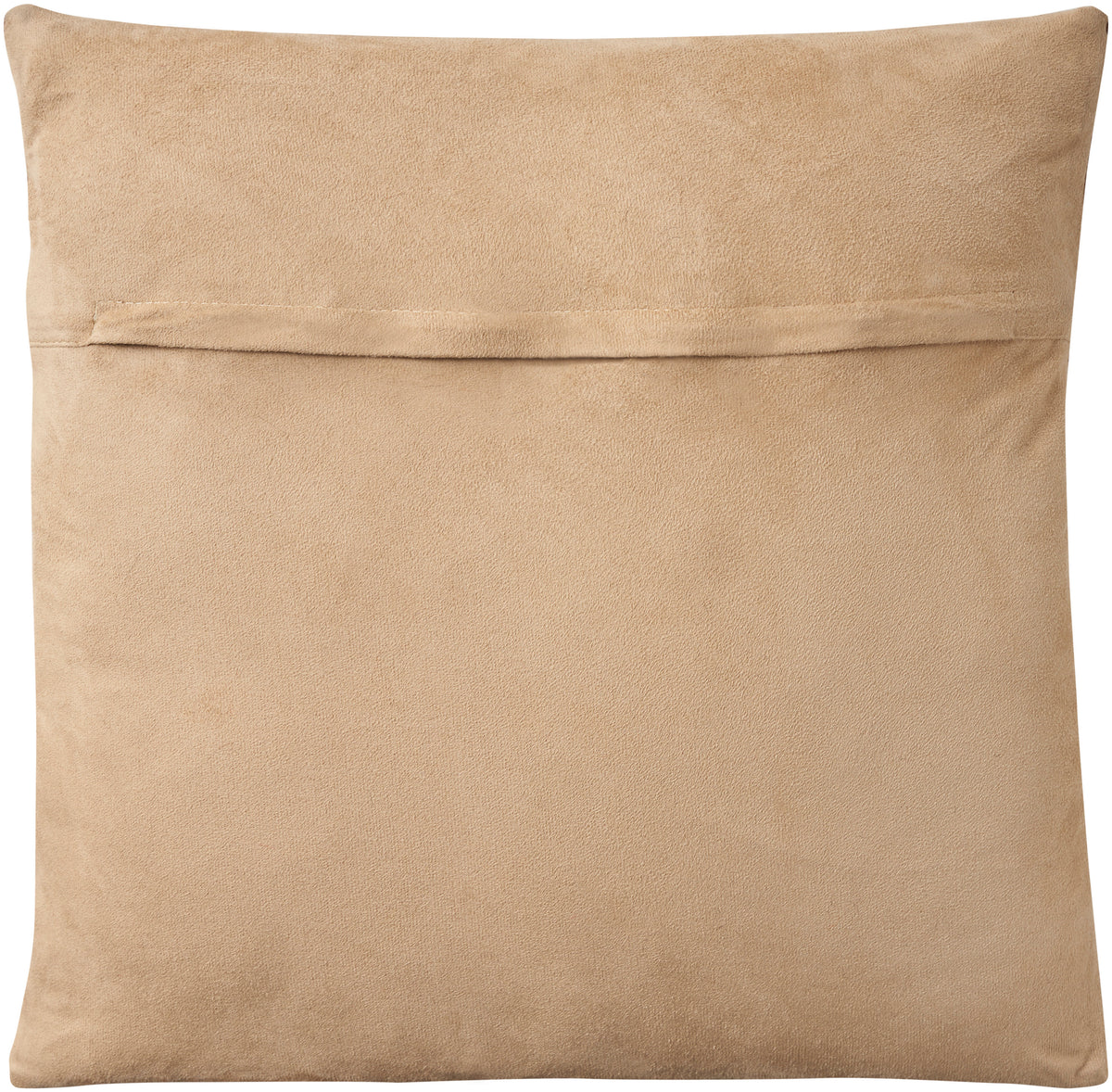 Natural Leather Hide S9020 Multicolor 20" x 20" Throw Pillows