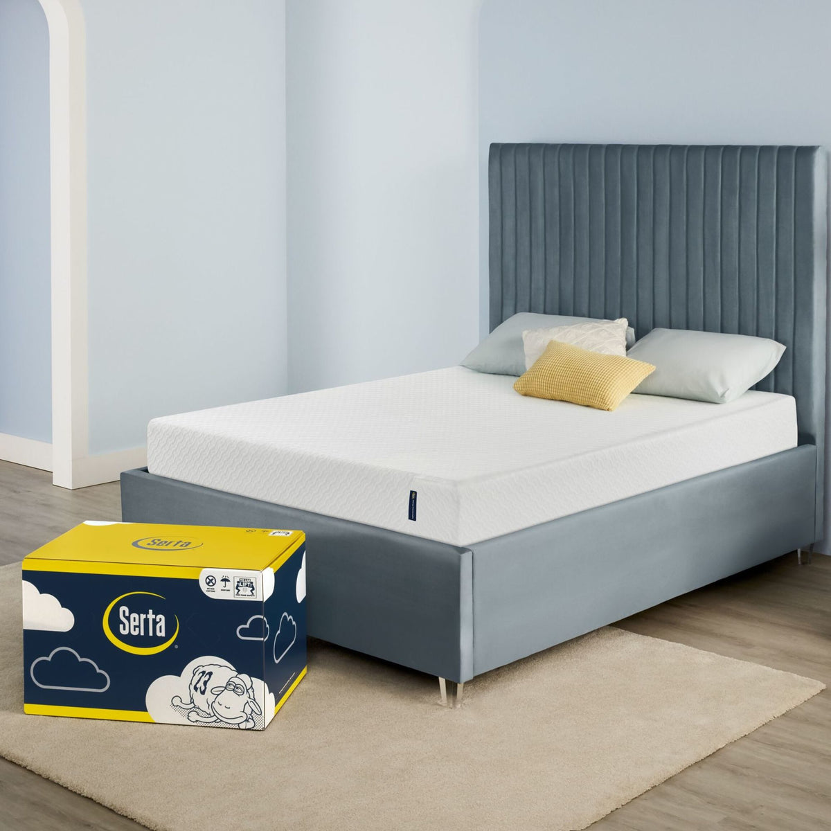 Sheer Slumber 8" Medium Firm Memory Foam Mattress