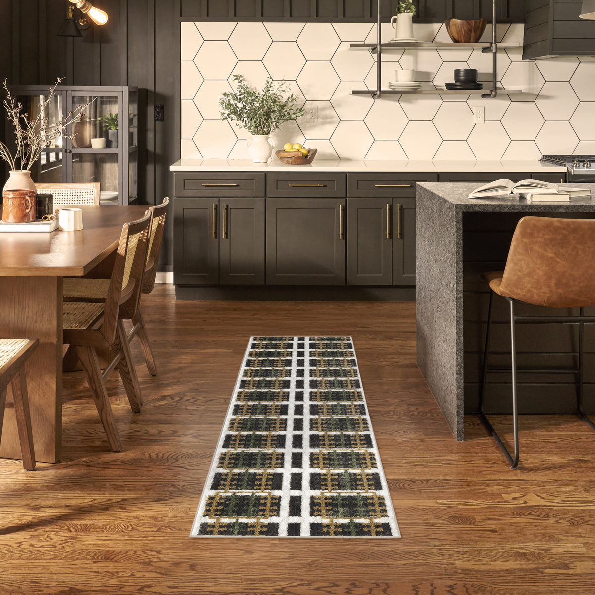 Nordic NRC08 Charcoal Multicolor Rug