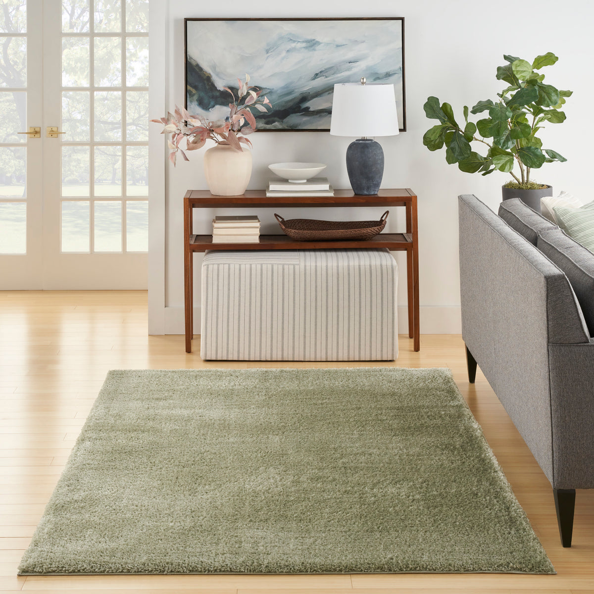 Pacific Shag PCS01 Green Rug