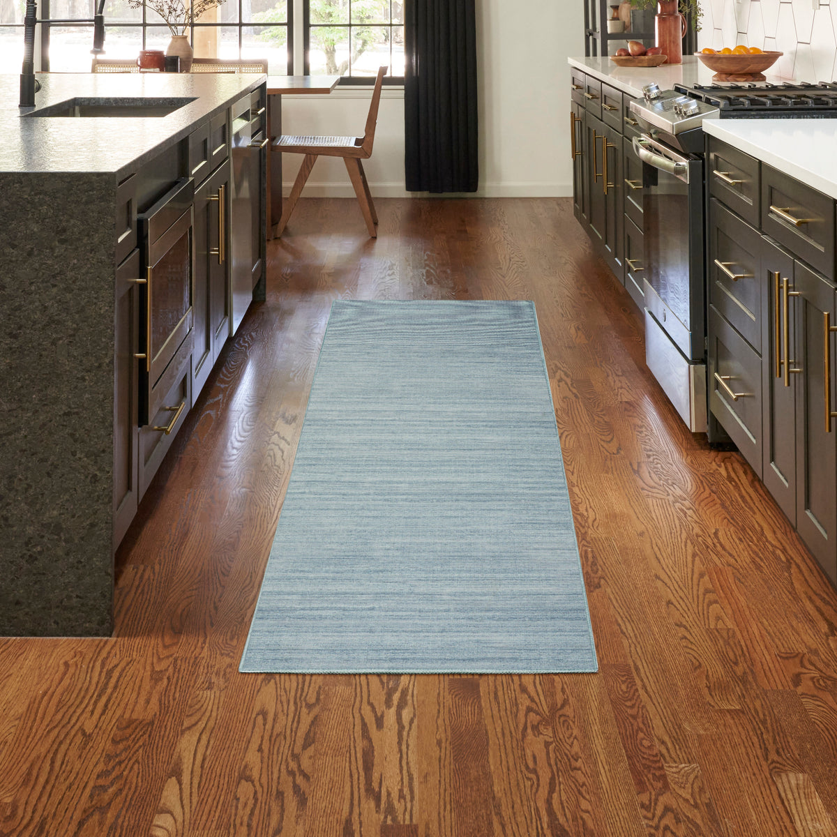 Washable Essentials WAE01 Aqua Rug