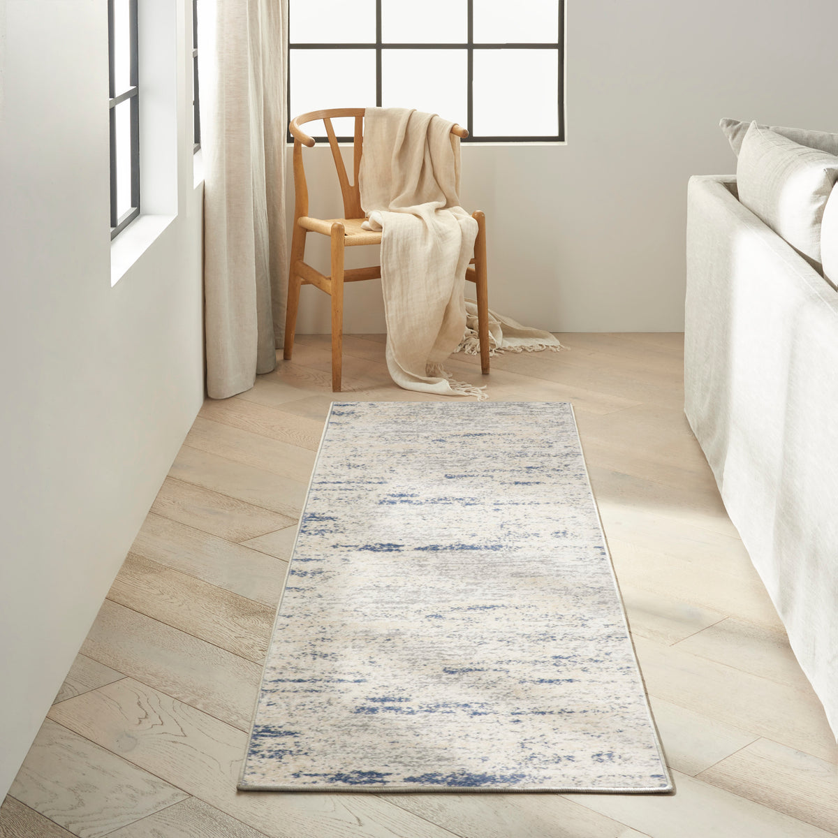 River Flow RFV01 Grey Rug