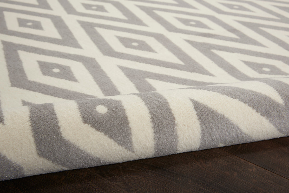 Grafix GRF18 White/Grey Rug