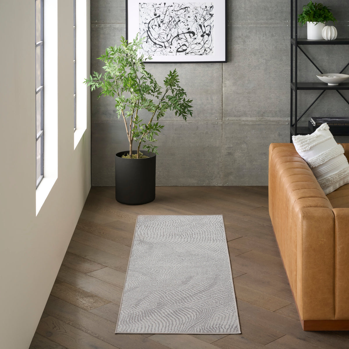 Central Park West CEP01 Grey Rug