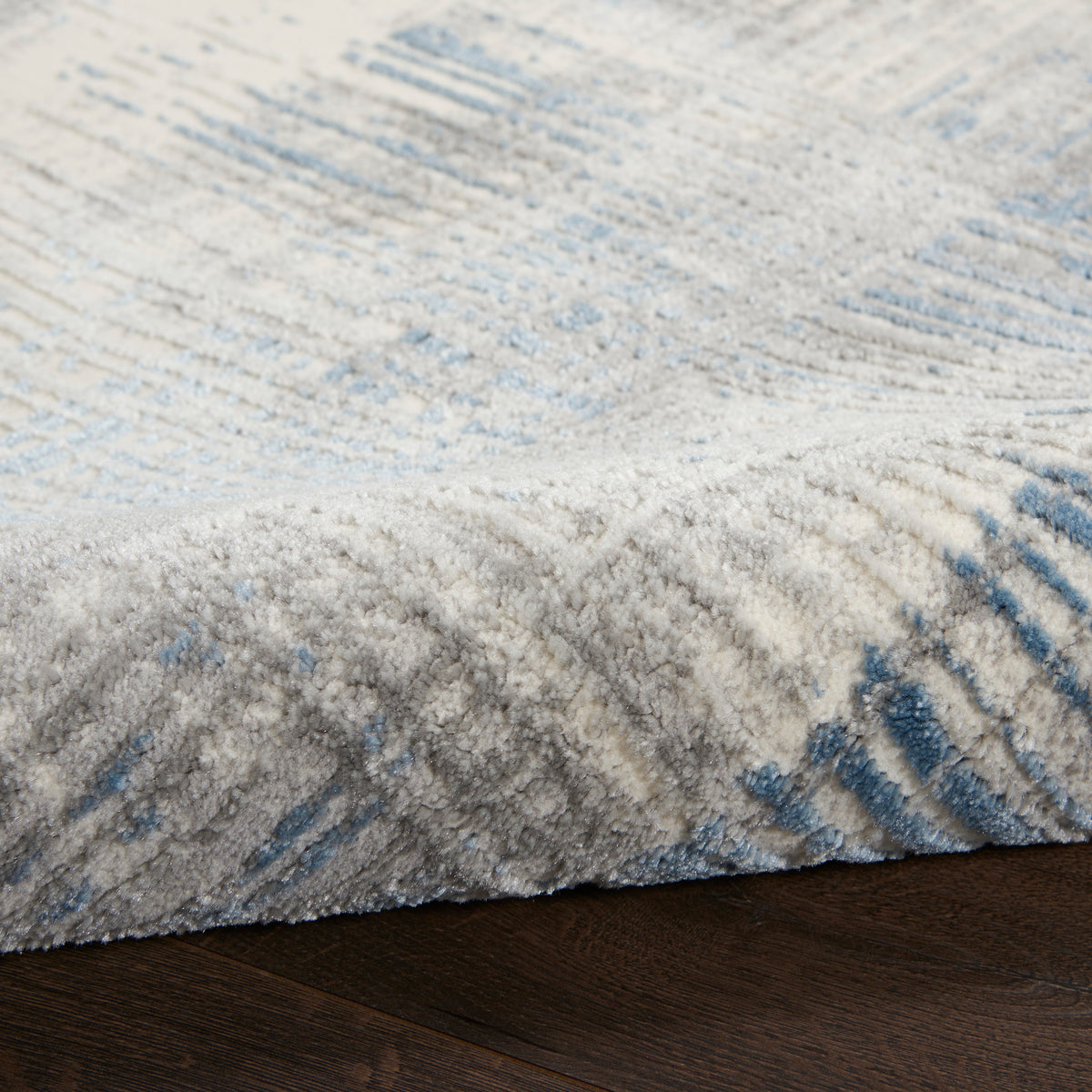 Solace SLA03 Ivory Grey Blue Rug