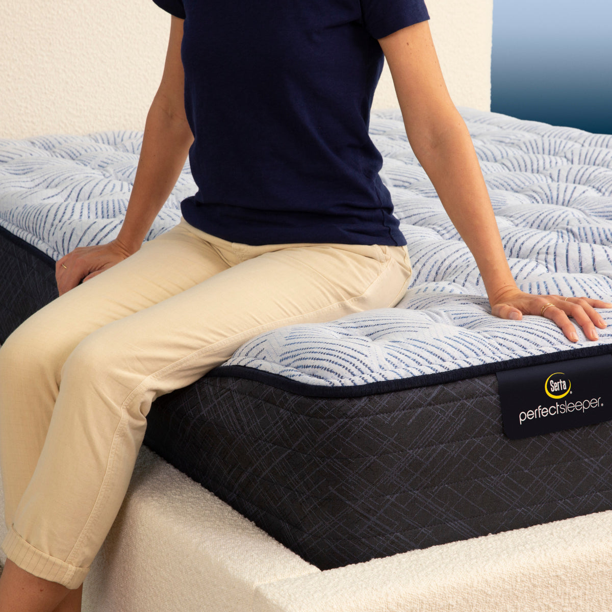 Perfect Sleeper Blue Tempest 13.5" Medium Mattress