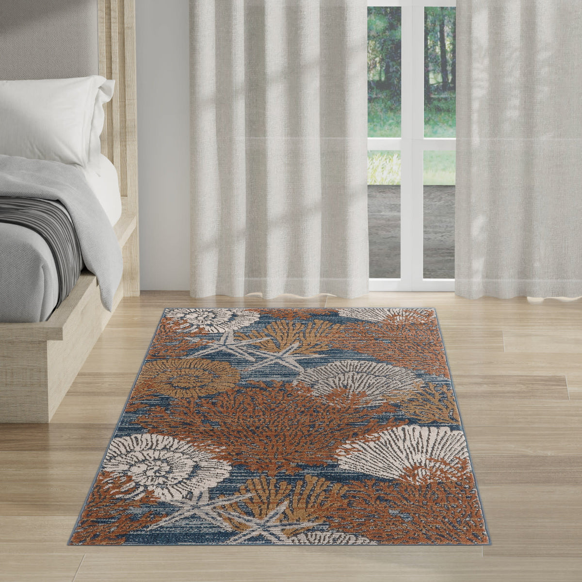 Seaside SDS04 Blue Multicolor Rug