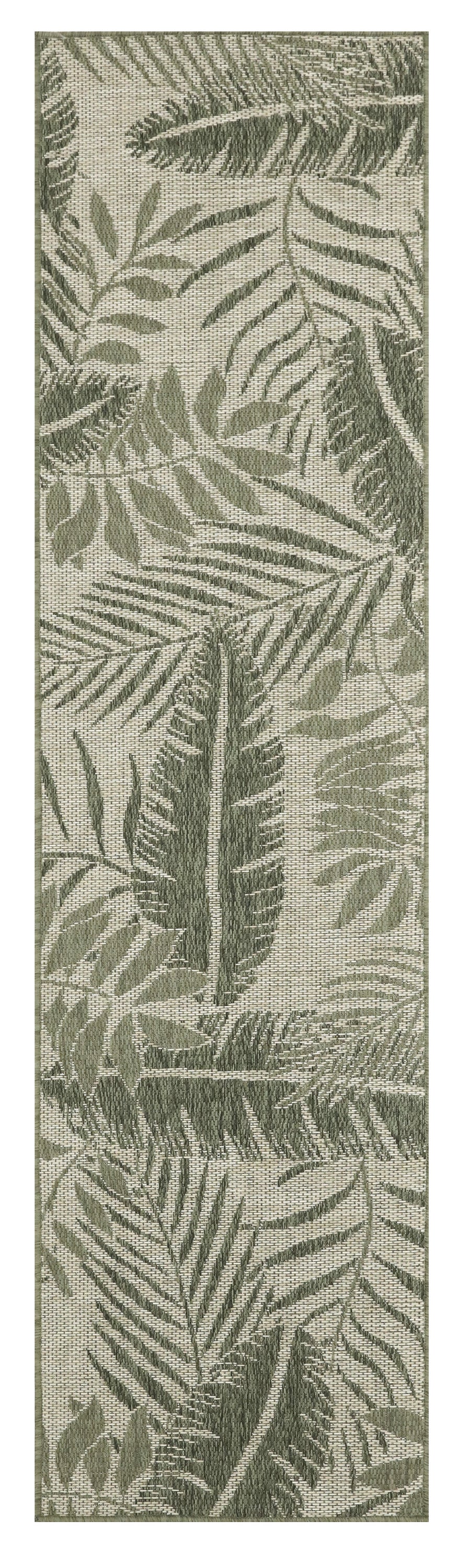 Garden Oasis GOA02 Ivory Green Rug