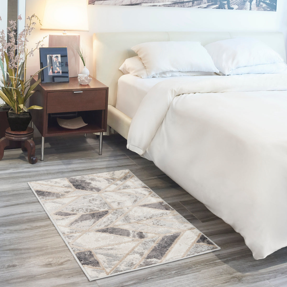 Elation ETN11 Ivory Grey Rug