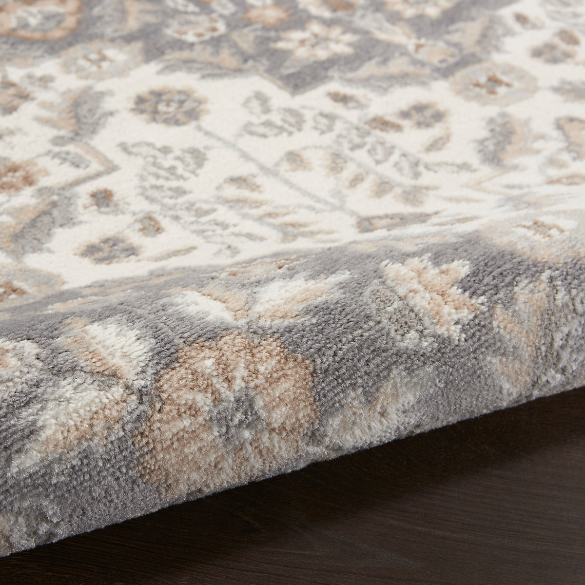 Elation ETN08 Ivory Grey Rug