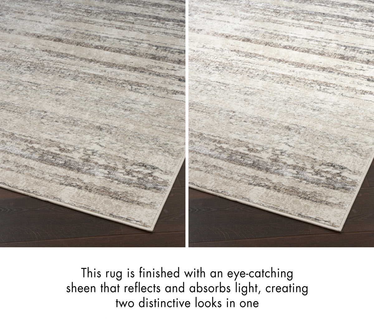 Glitz GLZ10 Cream Grey Rug