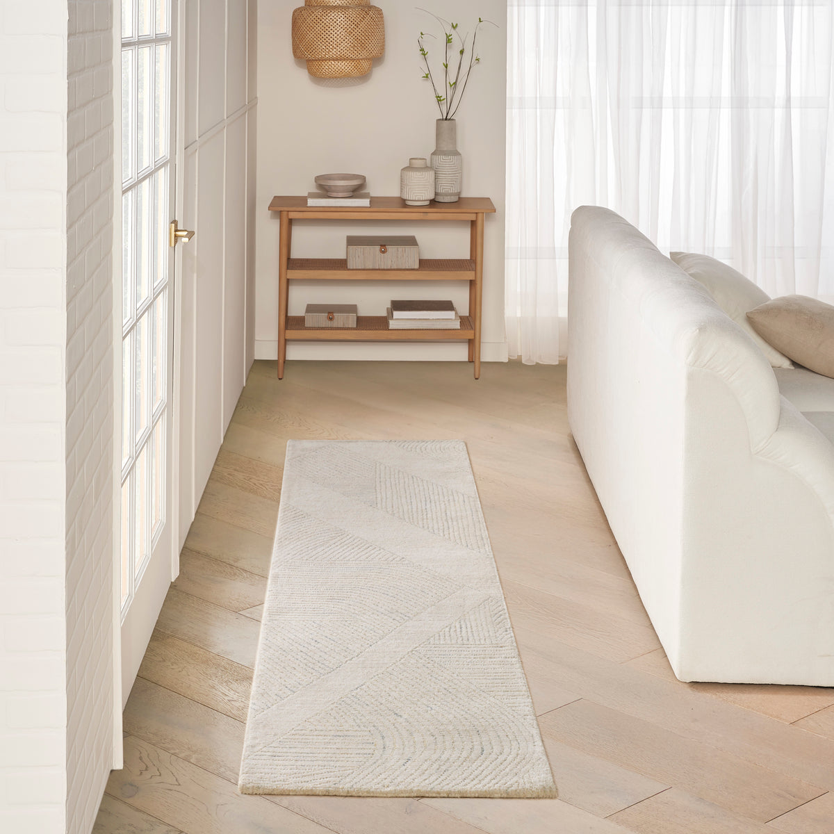 Pure Patterns PRN01 Ivory Grey Rug