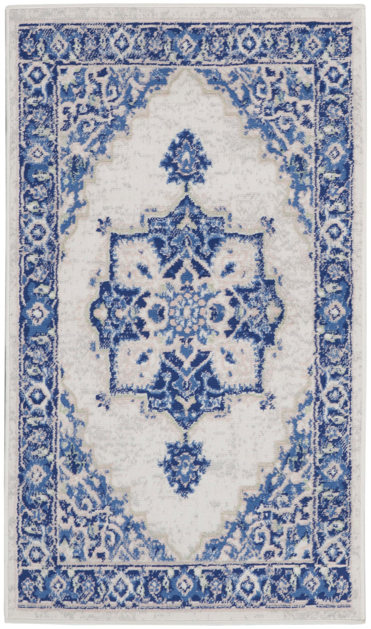Whimsicle WHS03 Ivory Blue Rug