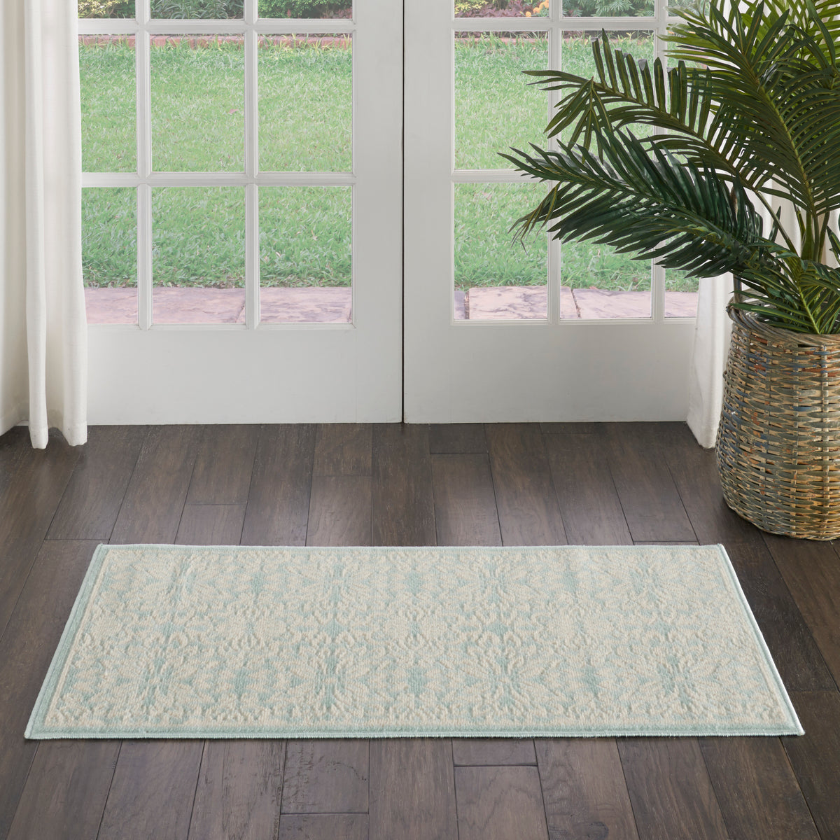 Jubilant JUB06 Ivory Green Rug
