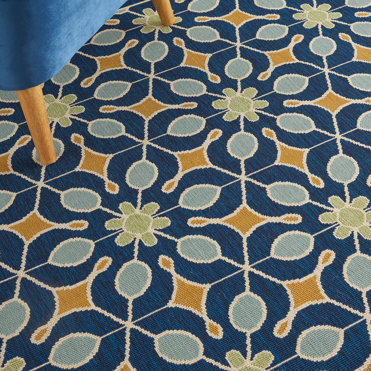 Caribbean CRB07 Navy Rug