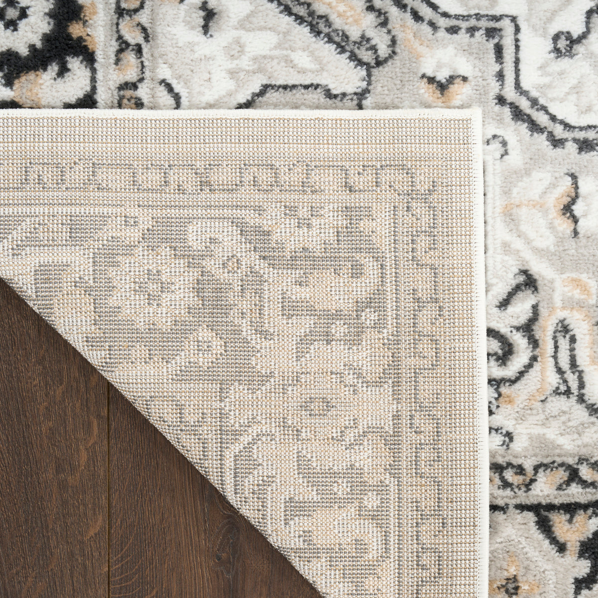 Dekor DEK08 Ivory Charcoal Rug