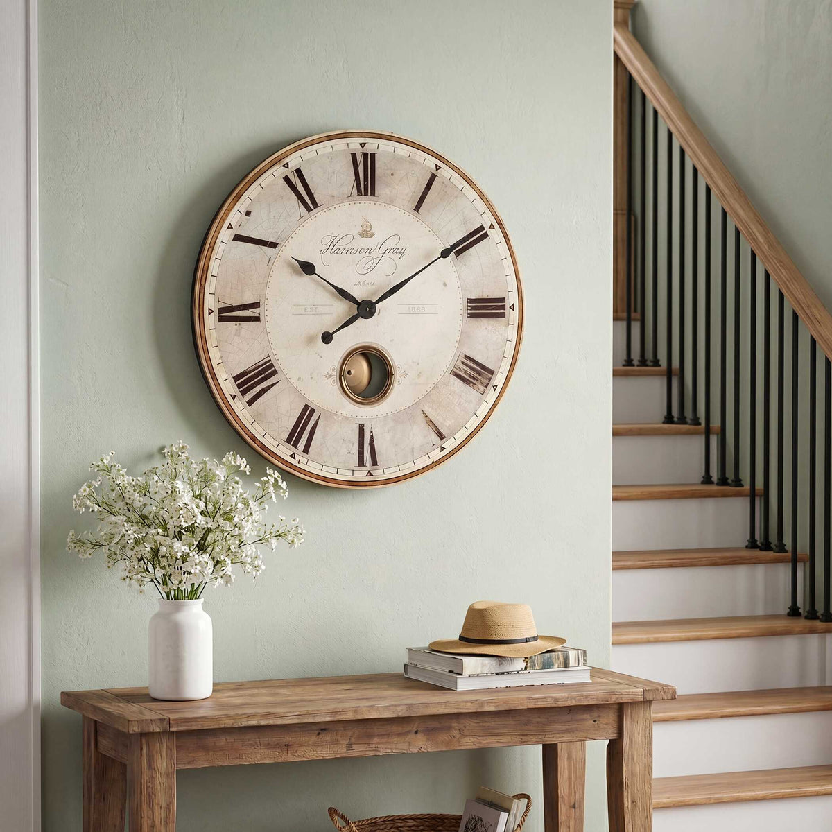 Harrison Gray 23" Clock