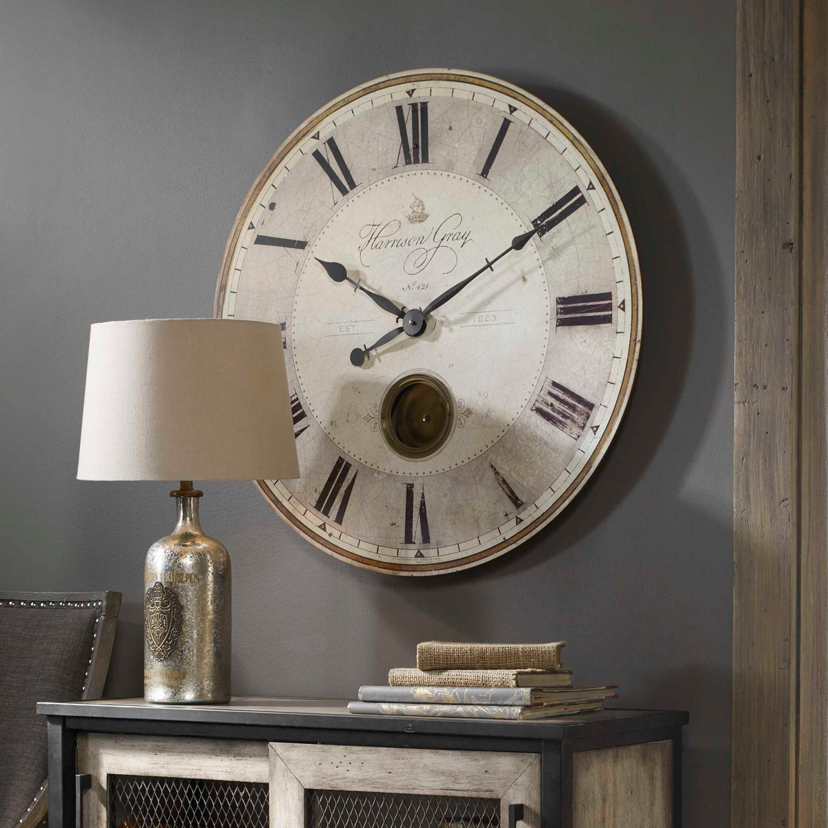 Harrison Gray 30" Clock