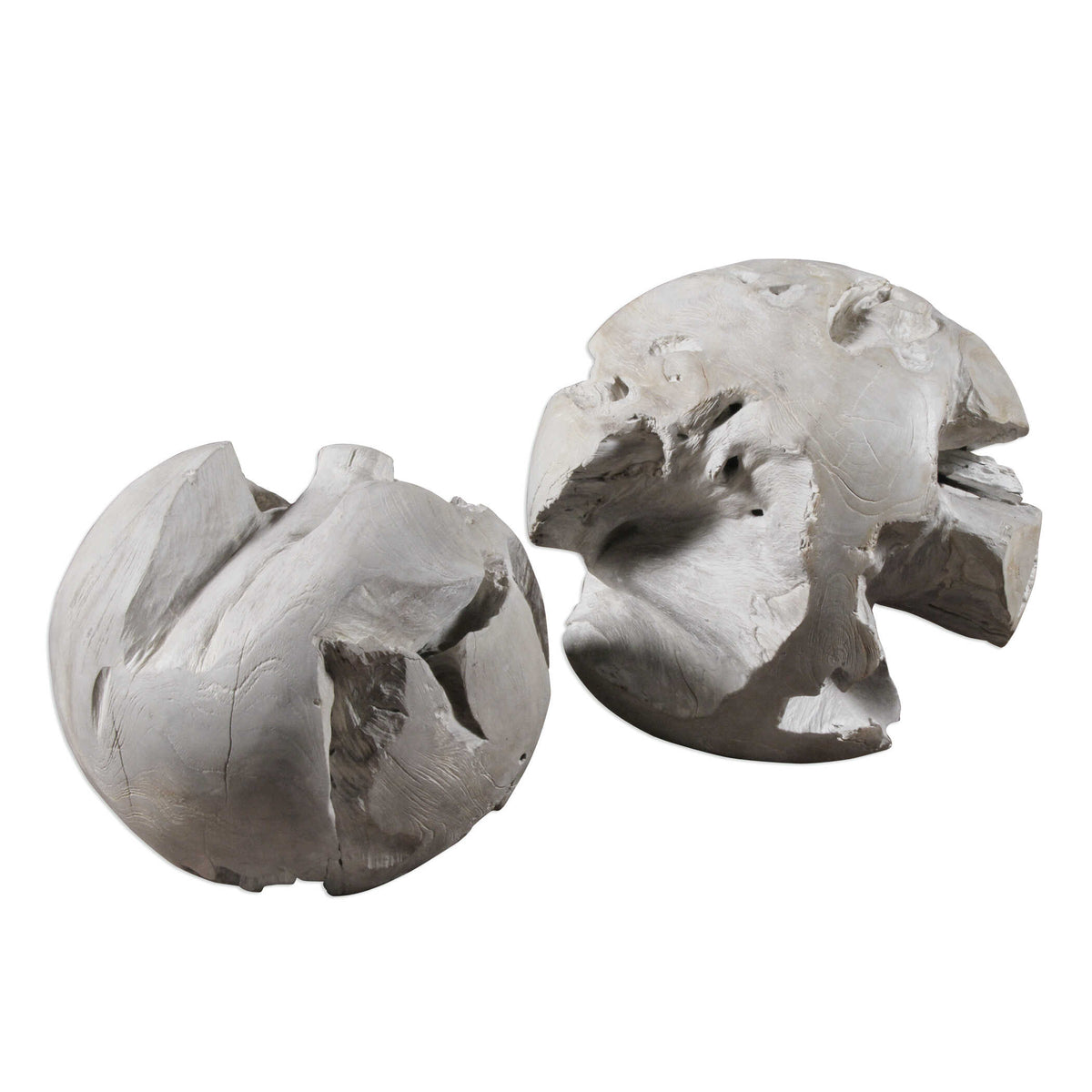 Ermanno Teak Balls Set/2