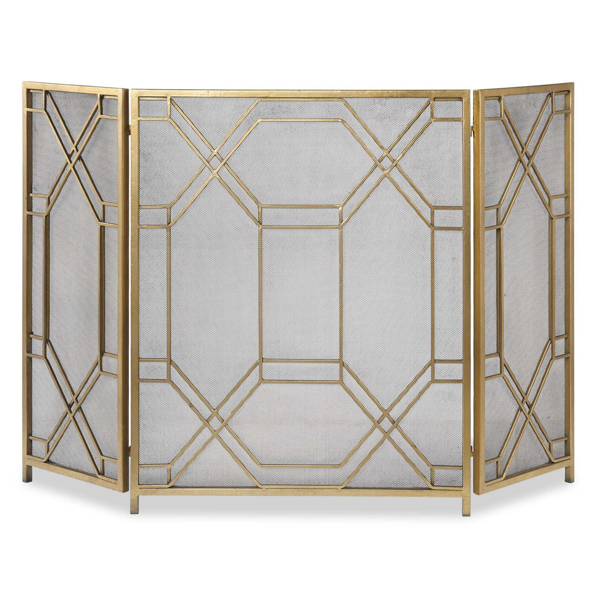 Rosen Gold Fireplace Screen