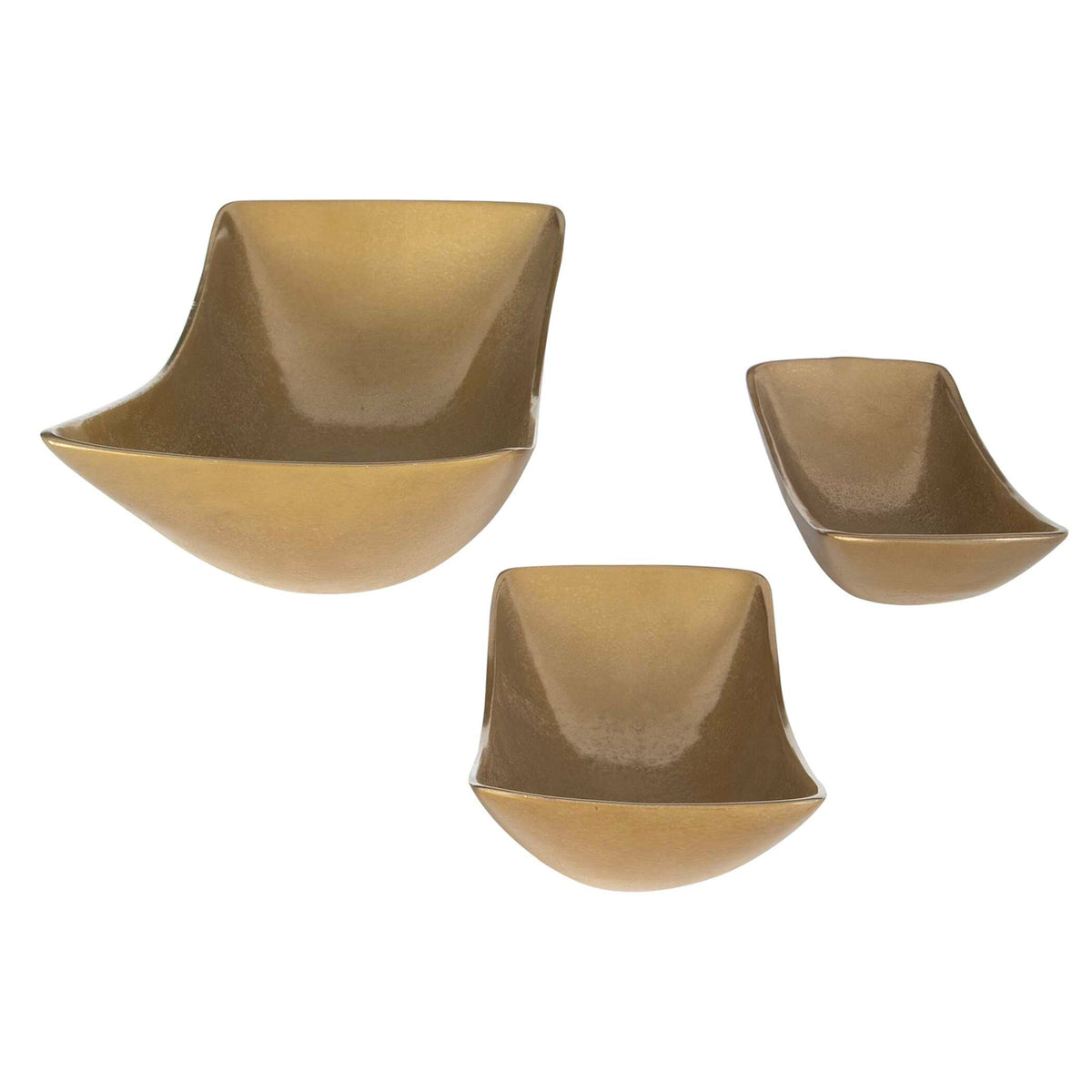 Anas Antique Brass Bowls Set/3