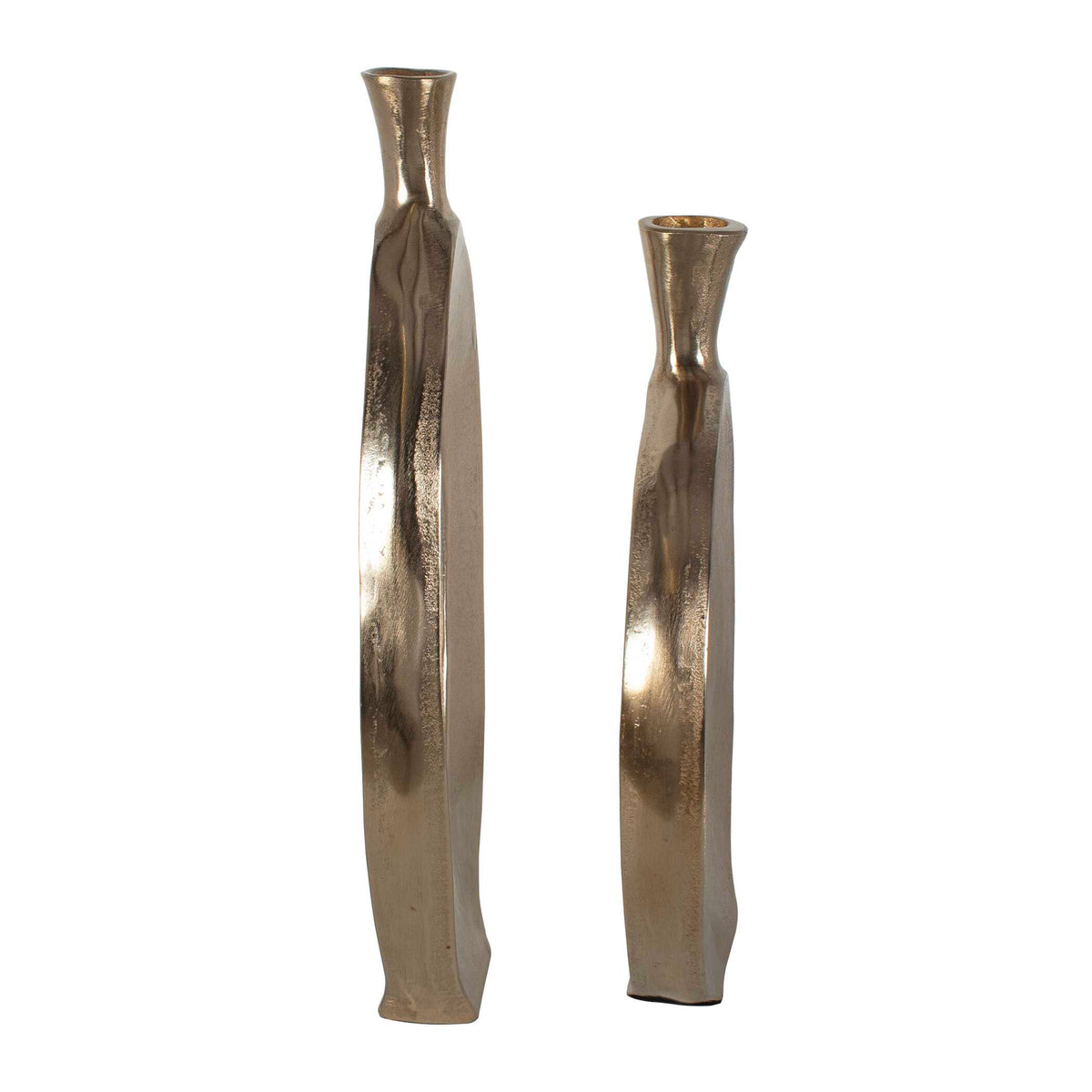 Kyler Textured Bronze Vases Set/2