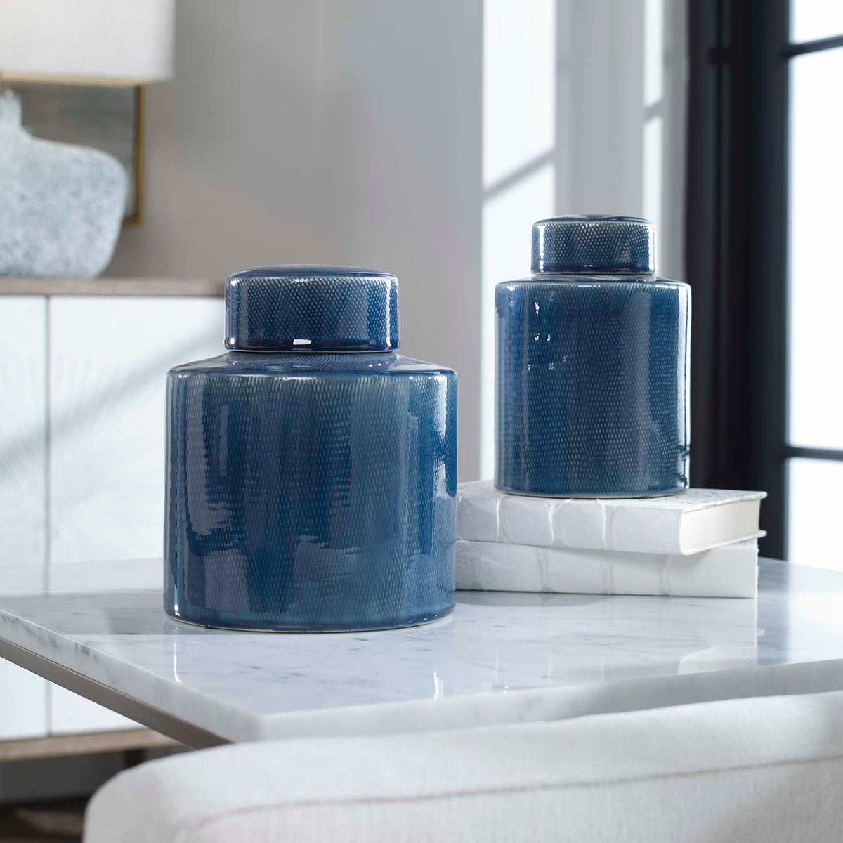 Saniya Blue Containers Set/2
