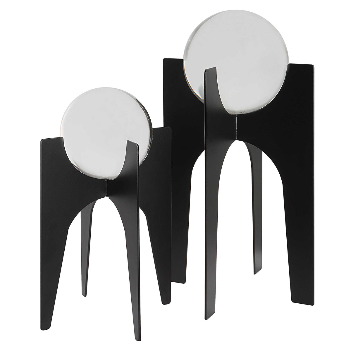 Ellianna Crystal Spheres On Black Base Set/2