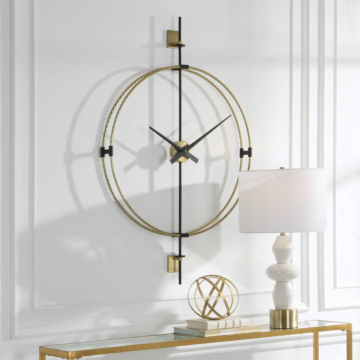 Time Flies Modern Wall Clock