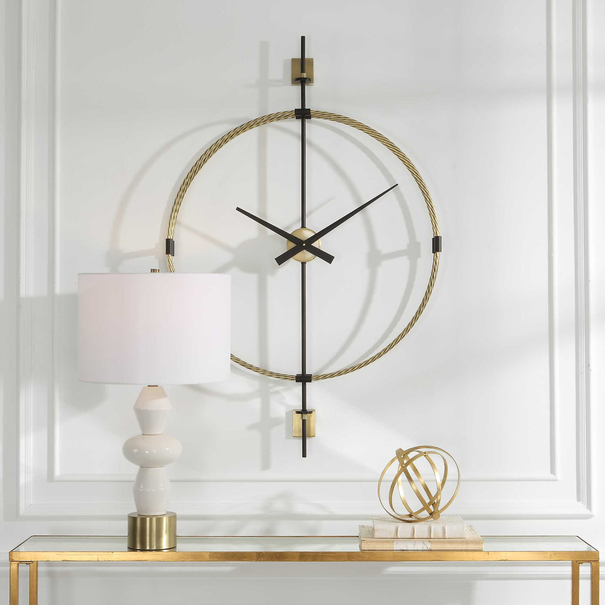 Time Flies Modern Wall Clock