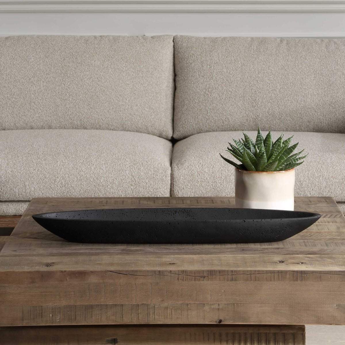 Vessel Cast Canoe Bowl