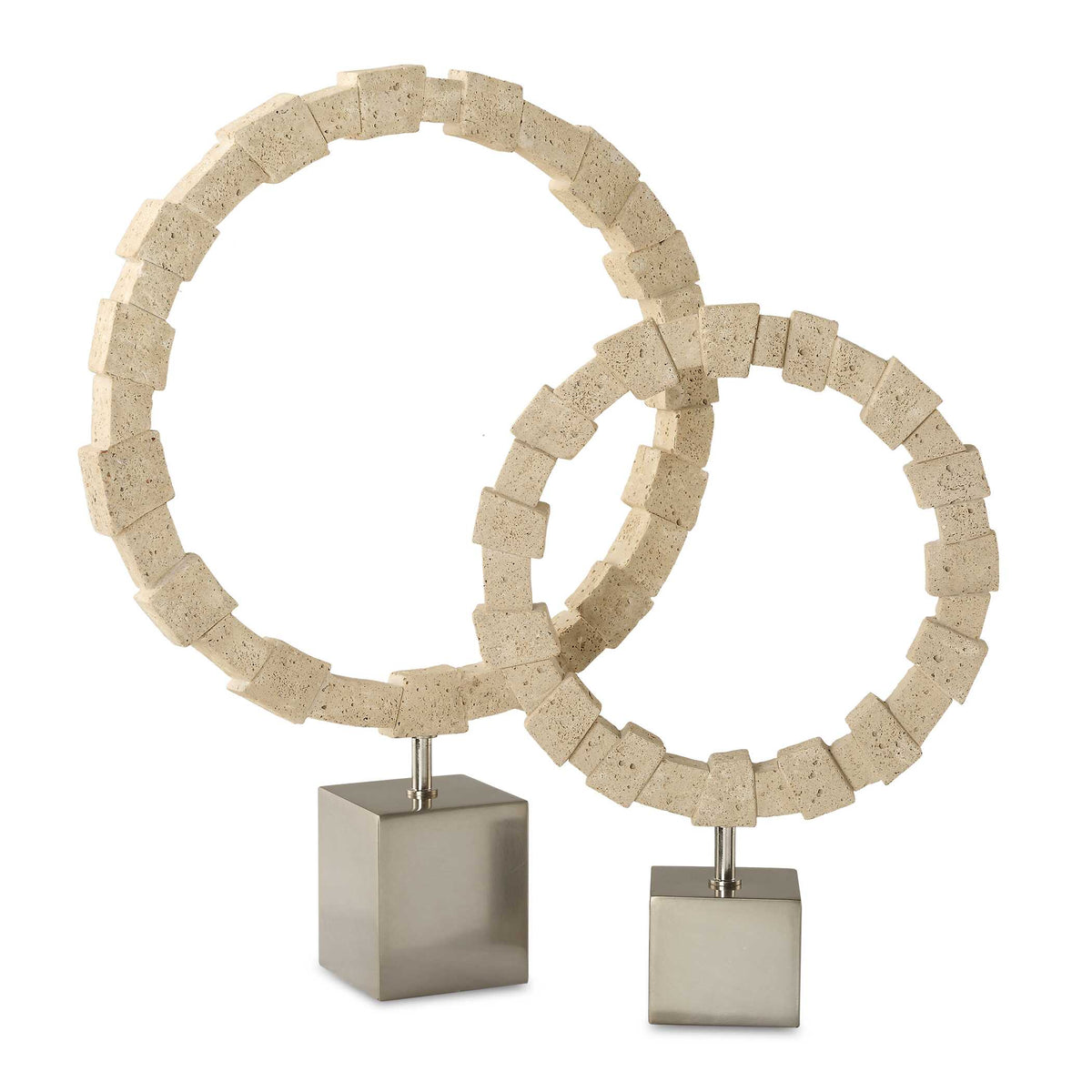 Ivory Fusion Stone Rings Set/2