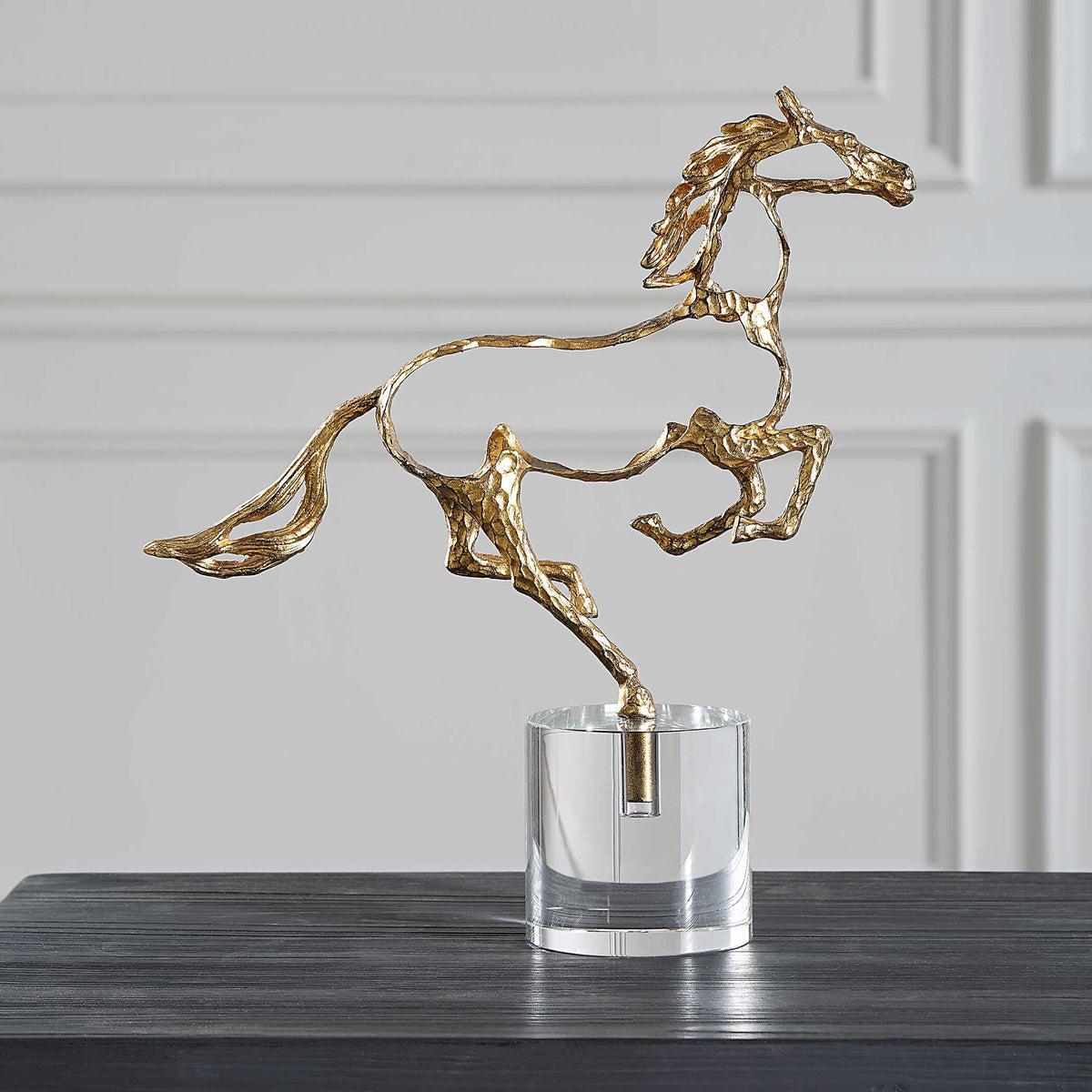 Gallop Gold Sculpture