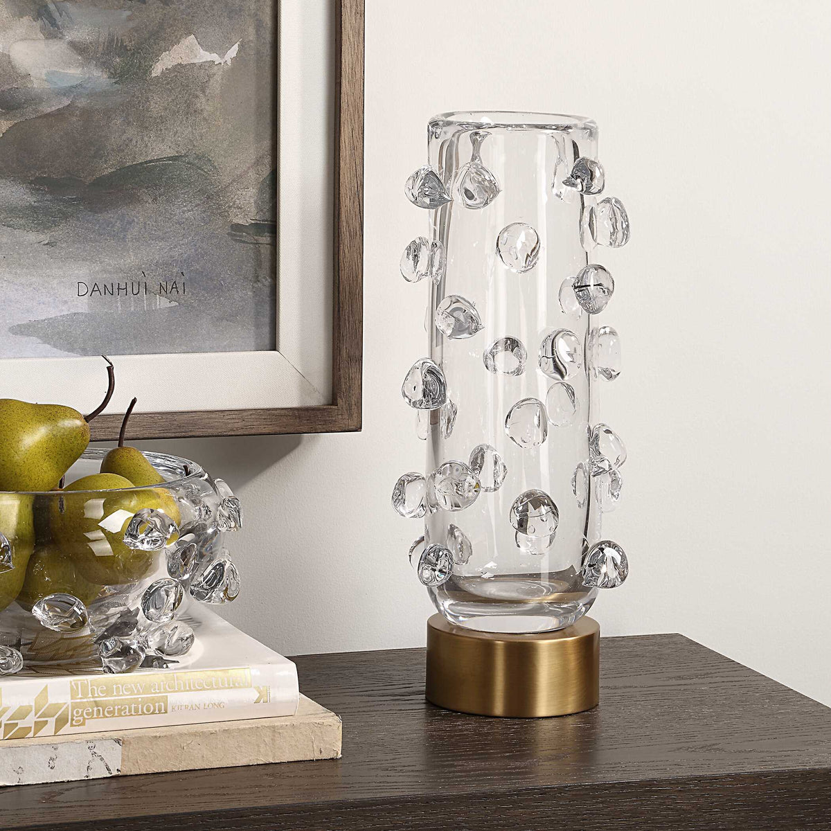 Aura Clear Glass Vase