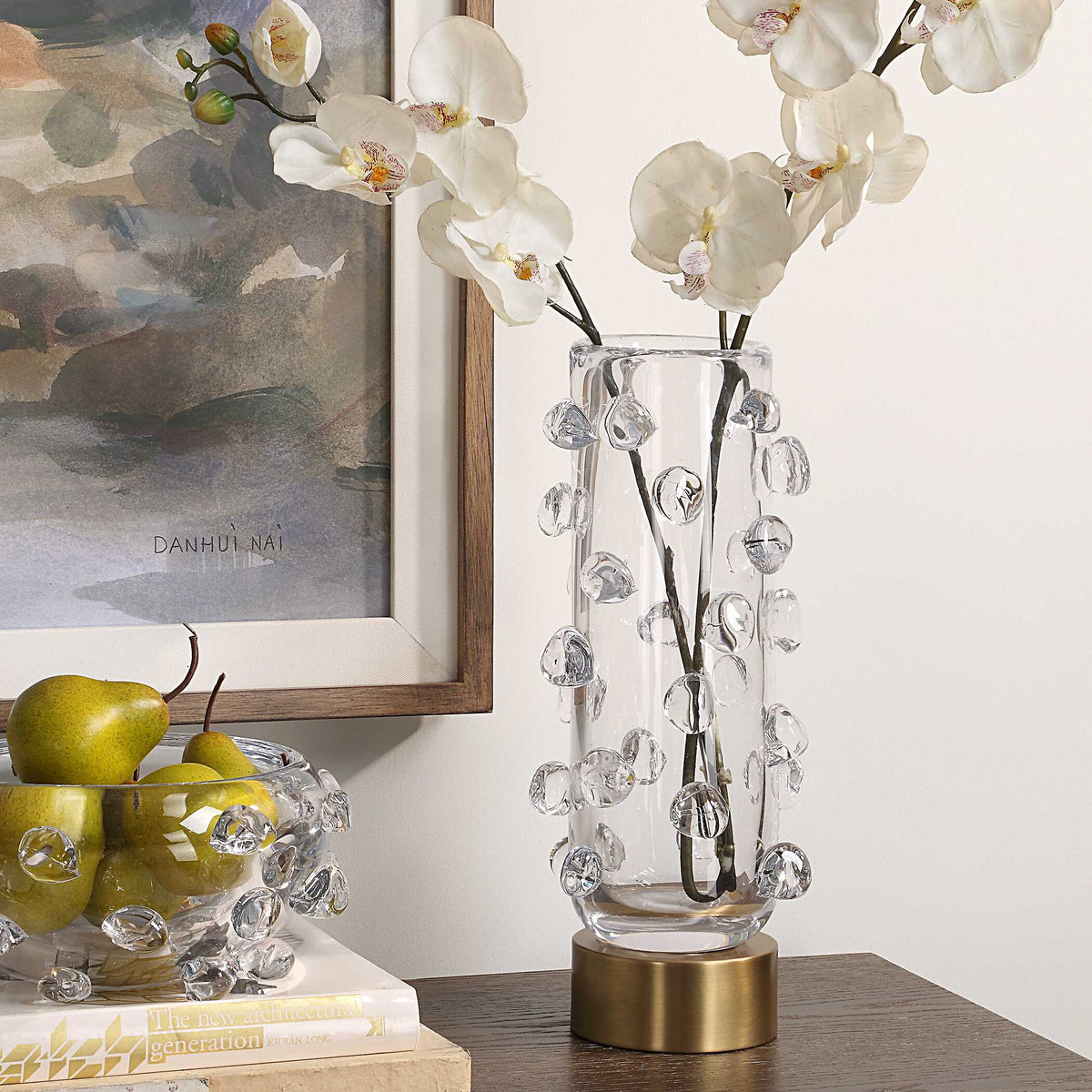 Aura Clear Glass Vase
