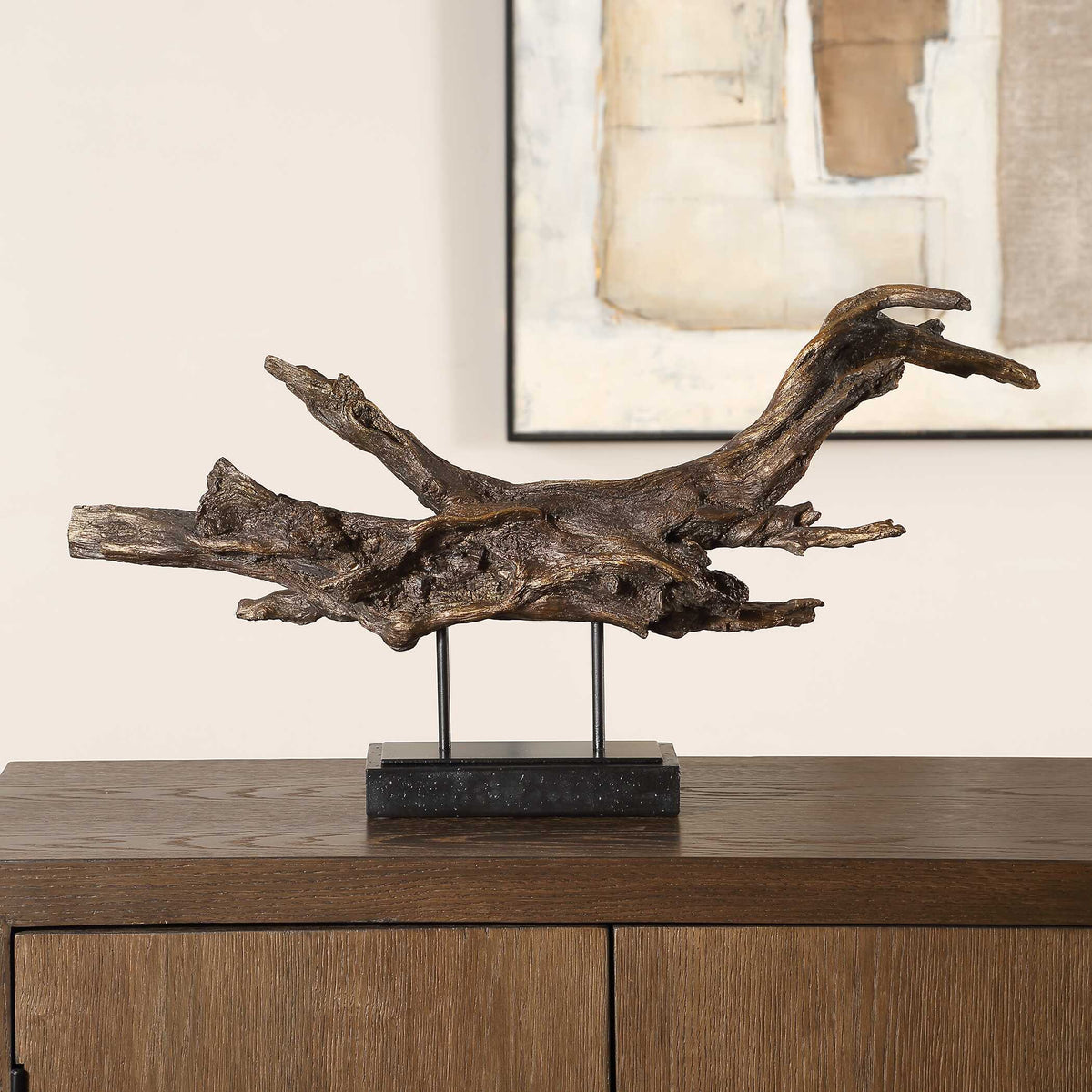 Gilded Sculpture Branch