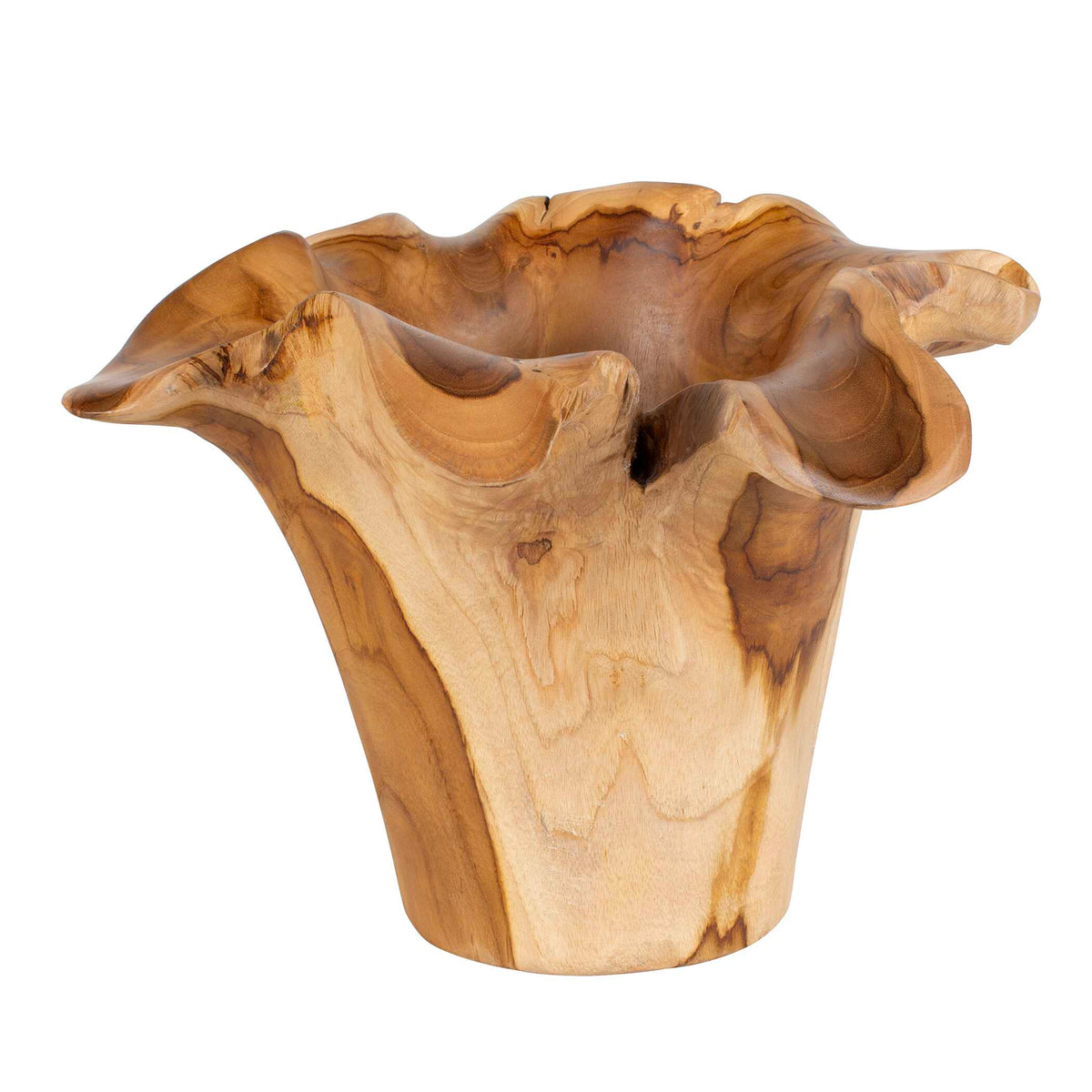 Teak Flow Outdoor Bowl