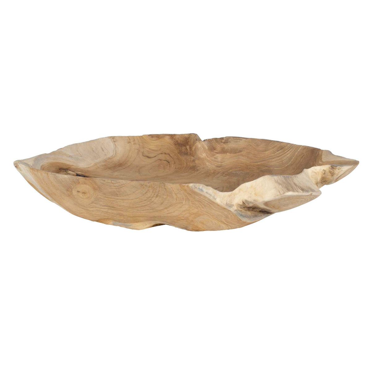 Organic Embrace Outdoor Teak Bowl