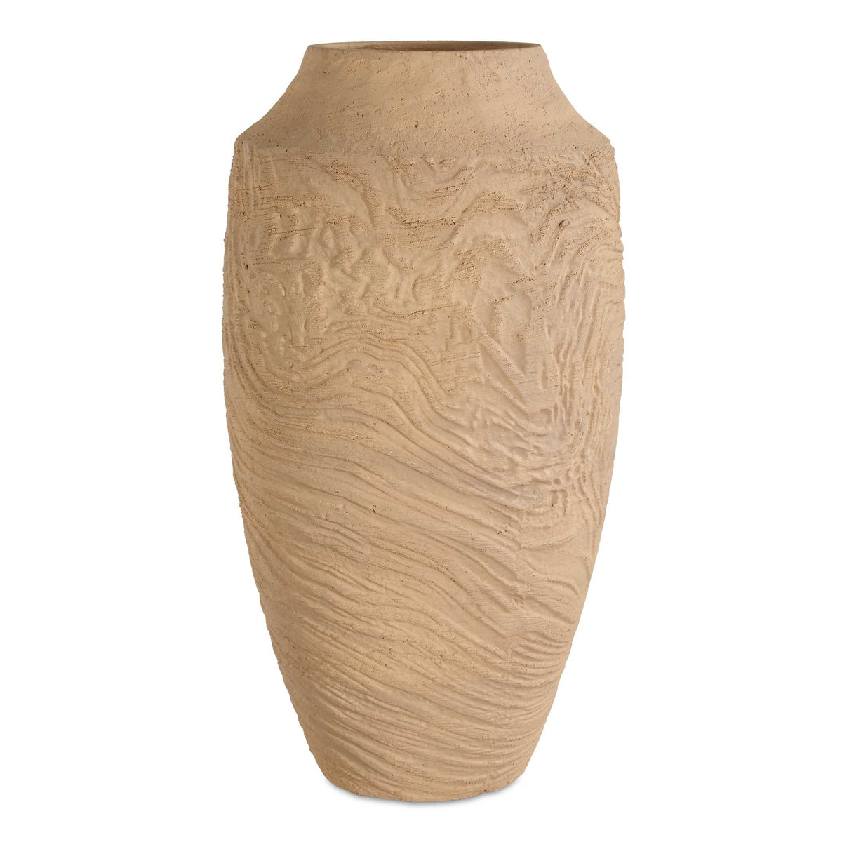 Sandstone Flow Terracotta Vase