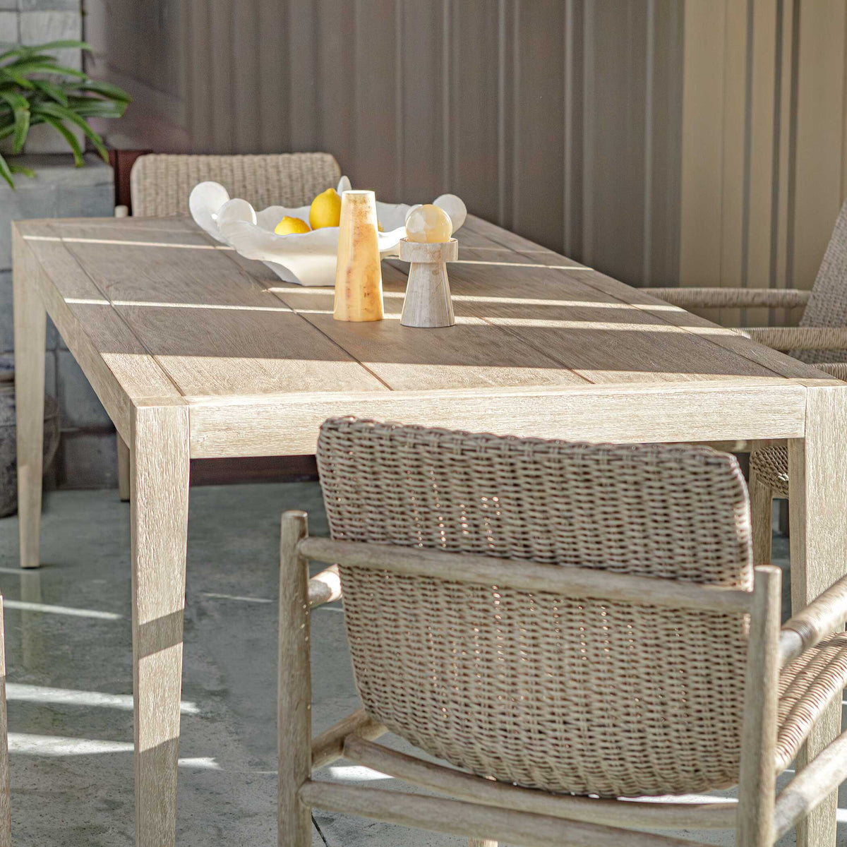 Coral Mirage White Outdoor Bowl