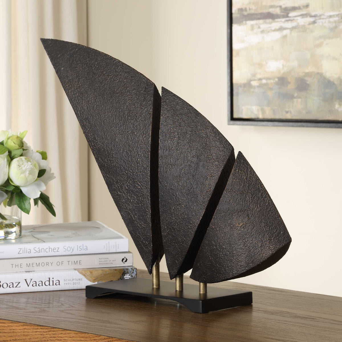 Wind Crest Dark Bronze Sculpture