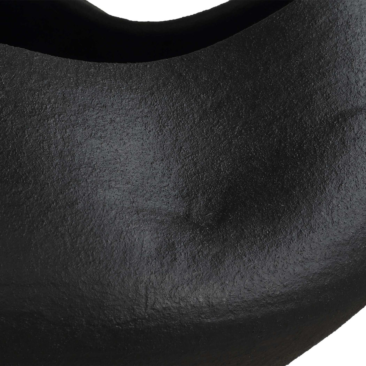 Nocturne Textured Black Bowl