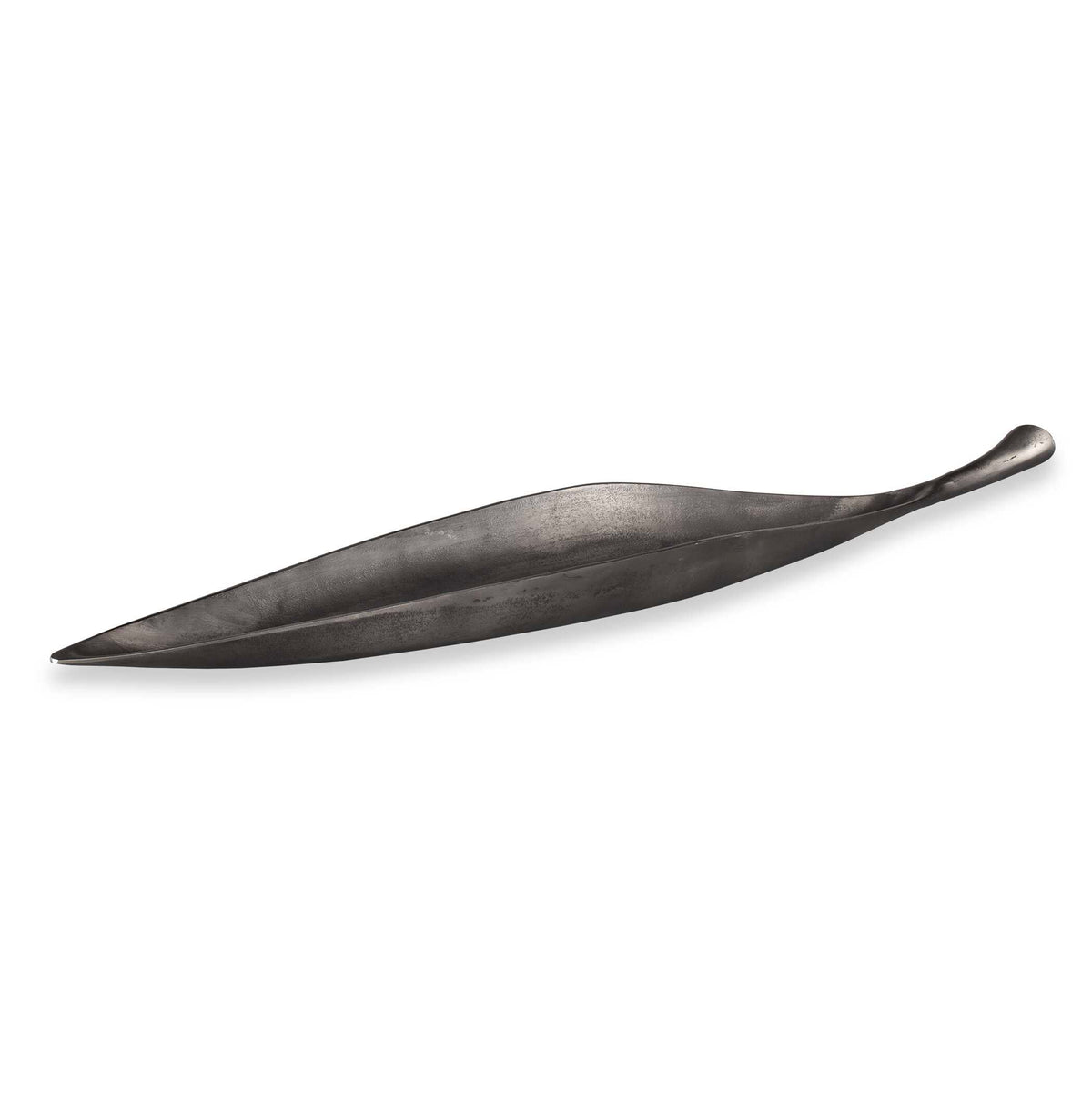 Leaflet Dark Nickel Outdoor Bowl