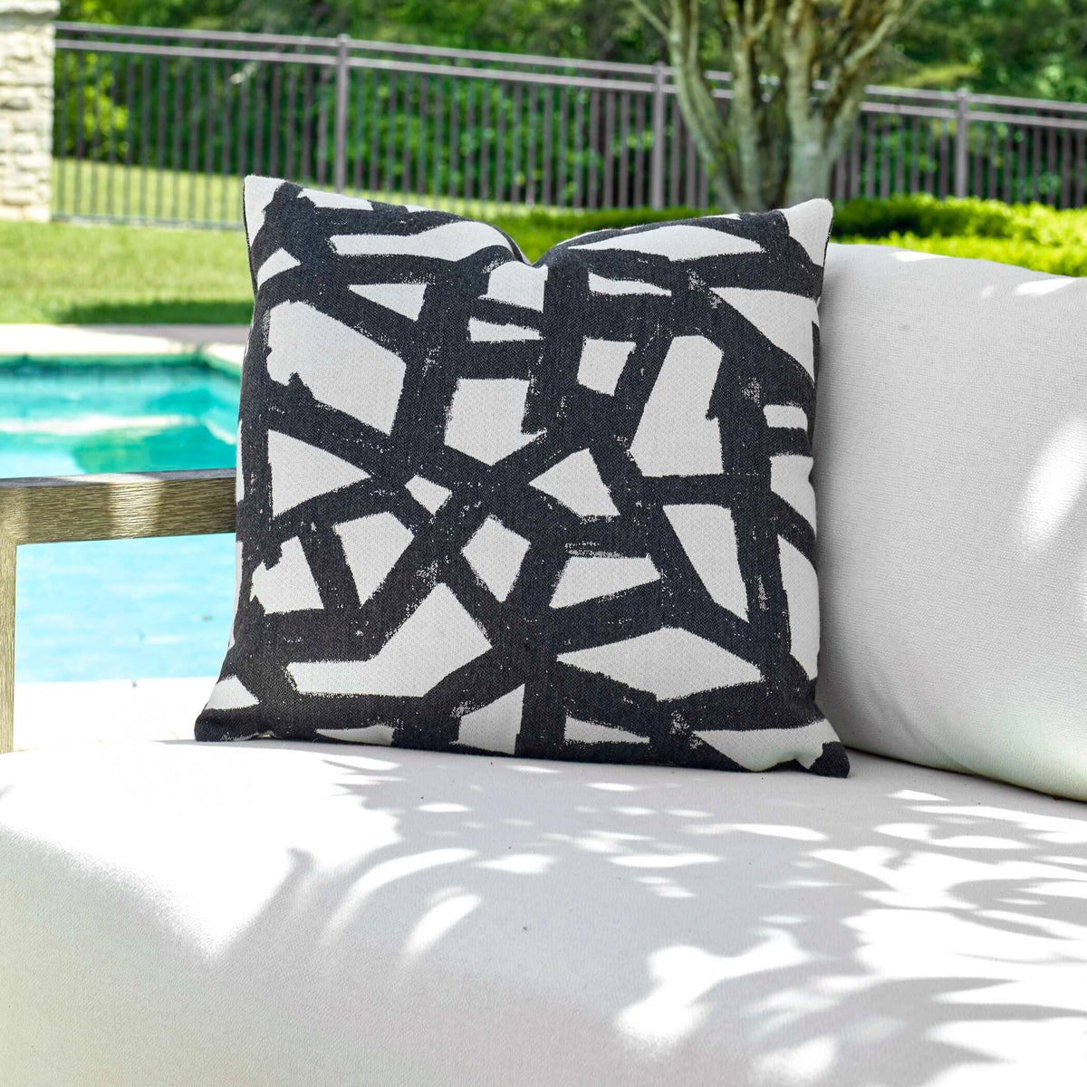 Draft Onyx Outdoor Pillow