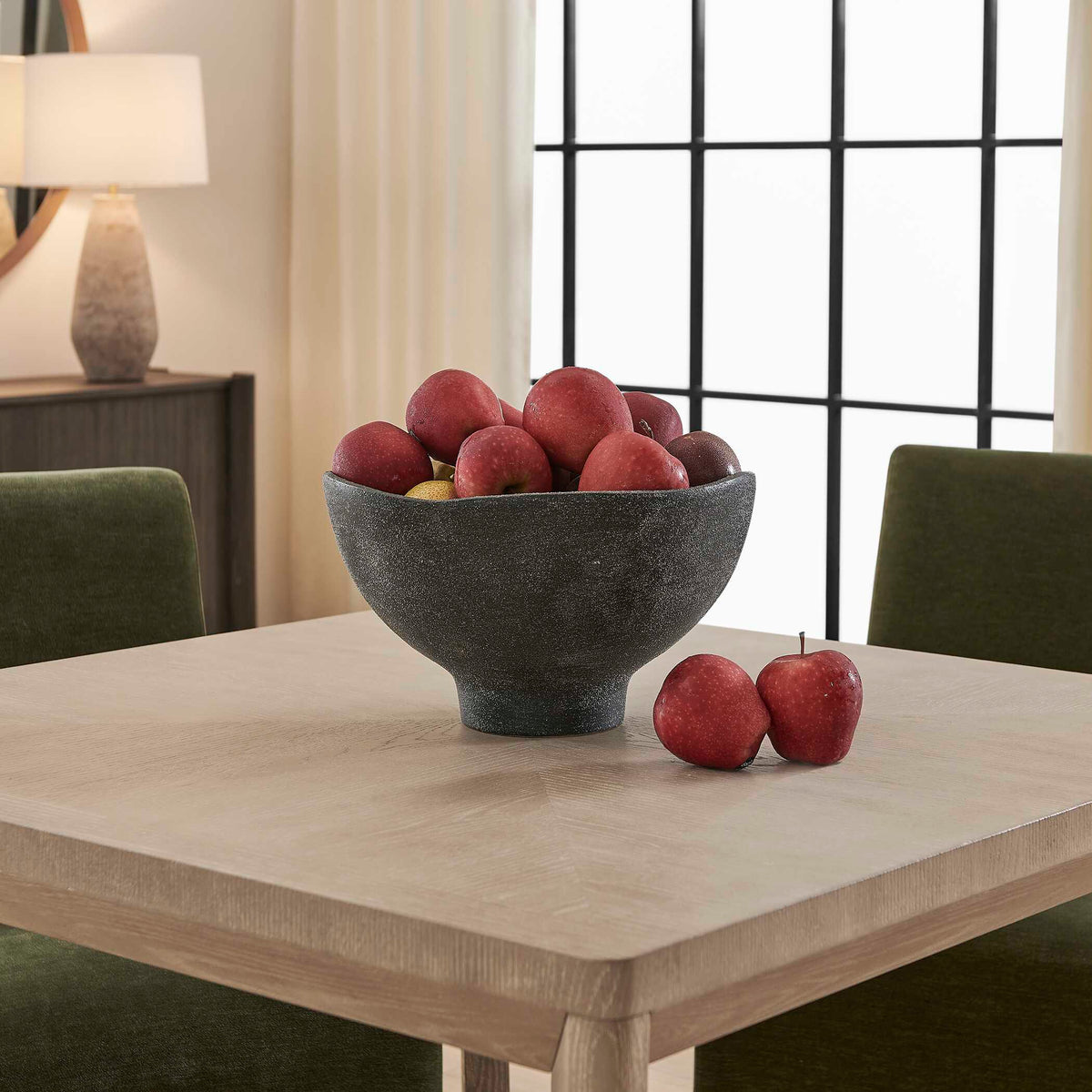 Komorebi Indoor-Outdoor Black Bowl