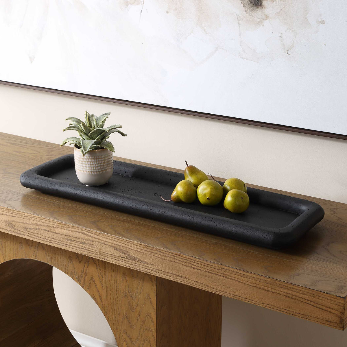 Shadowline Indoor-Outdoor Black Tray