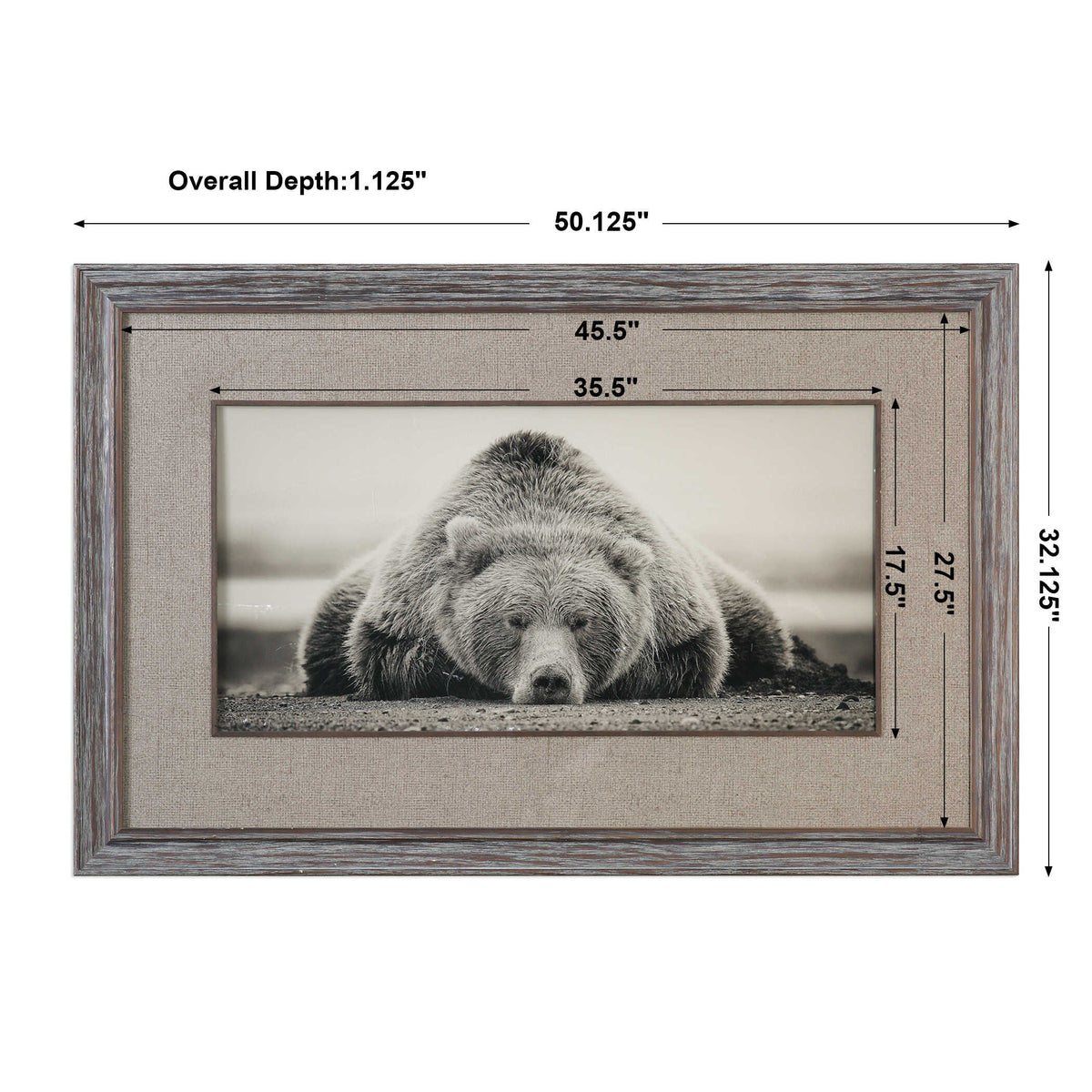 Deep Sleep Bear Print