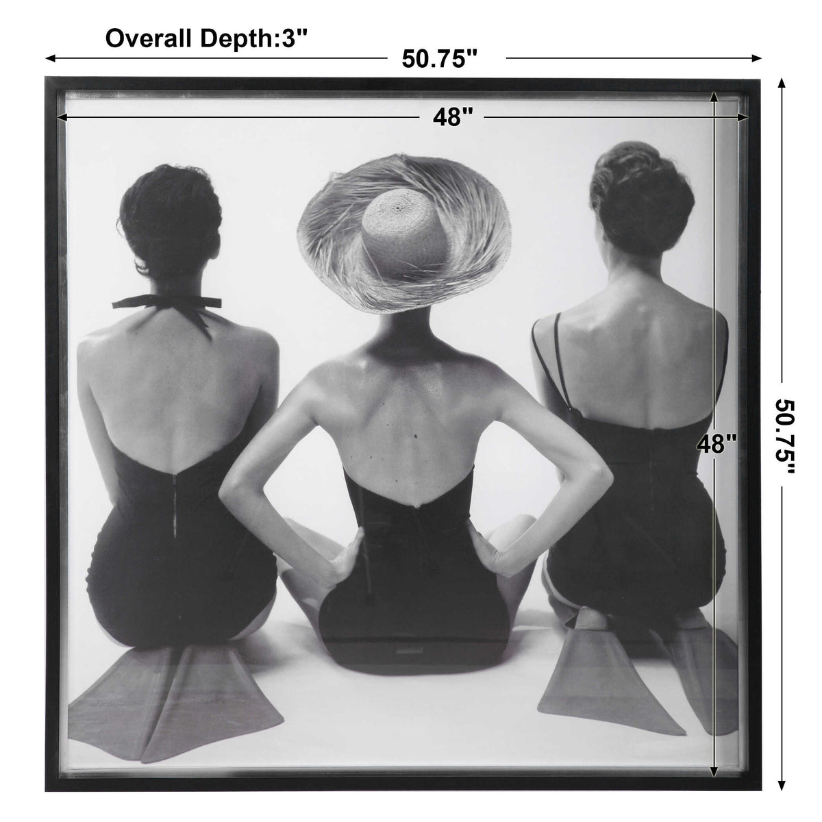 Ladies' Swimwear 1959 Fashion Print