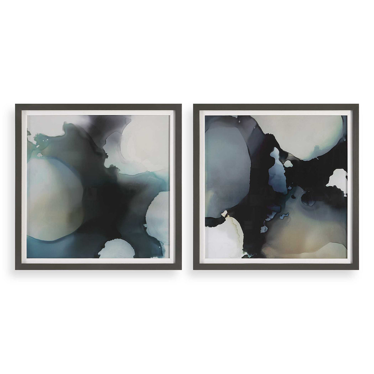 Telescopic Abstract Framed Prints Set/2